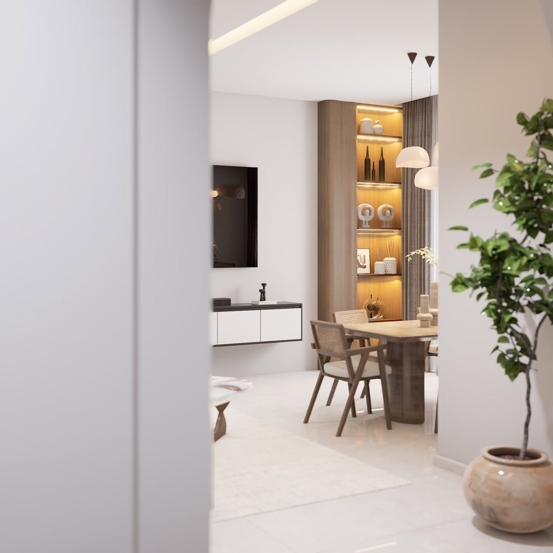 Modern apartment interior design in Nairobi by Butterfly Interiors — view 2