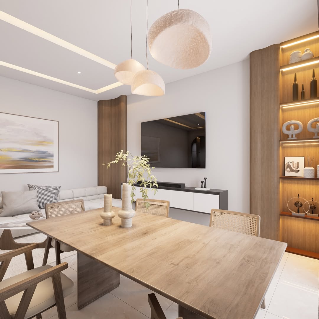 Modern apartment interior design in Nairobi by Butterfly Interiors — view 3